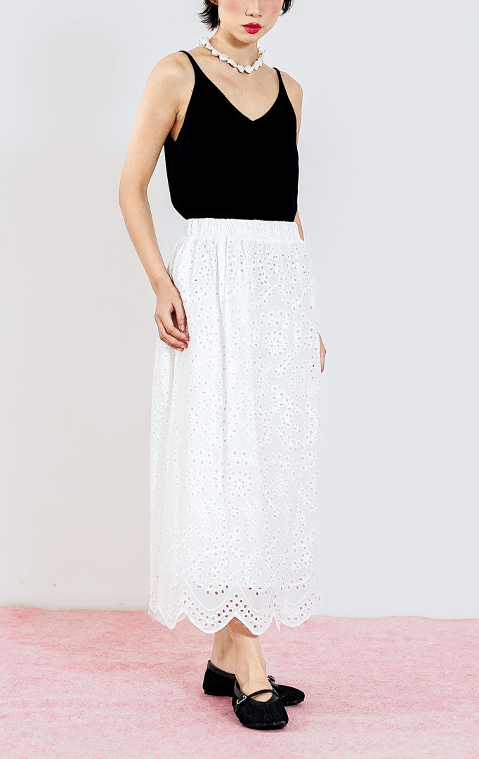 Kassidy Skirt White