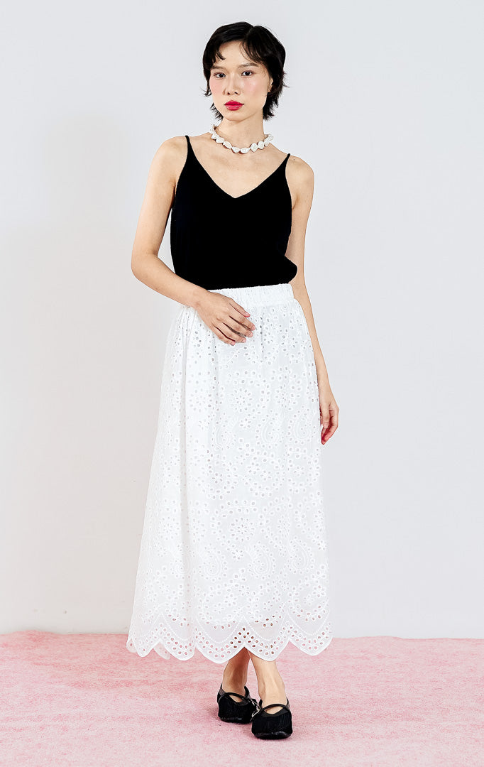 Kassidy Skirt White
