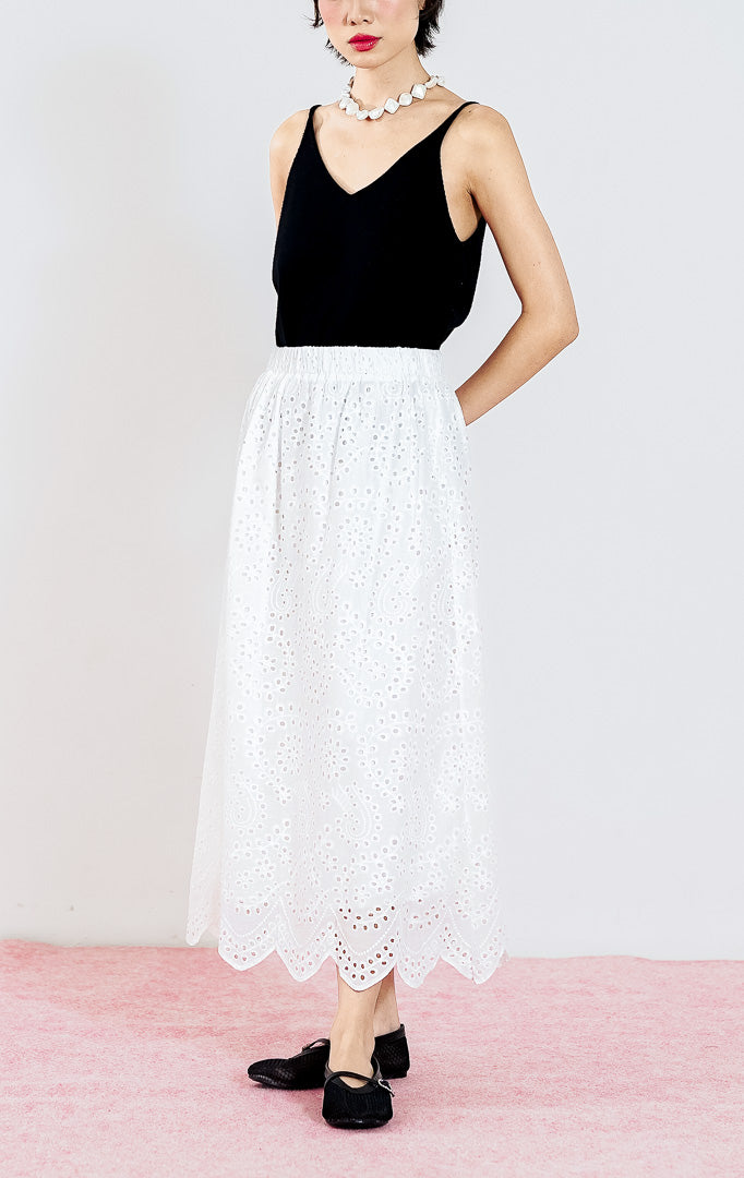 Kassidy Skirt White