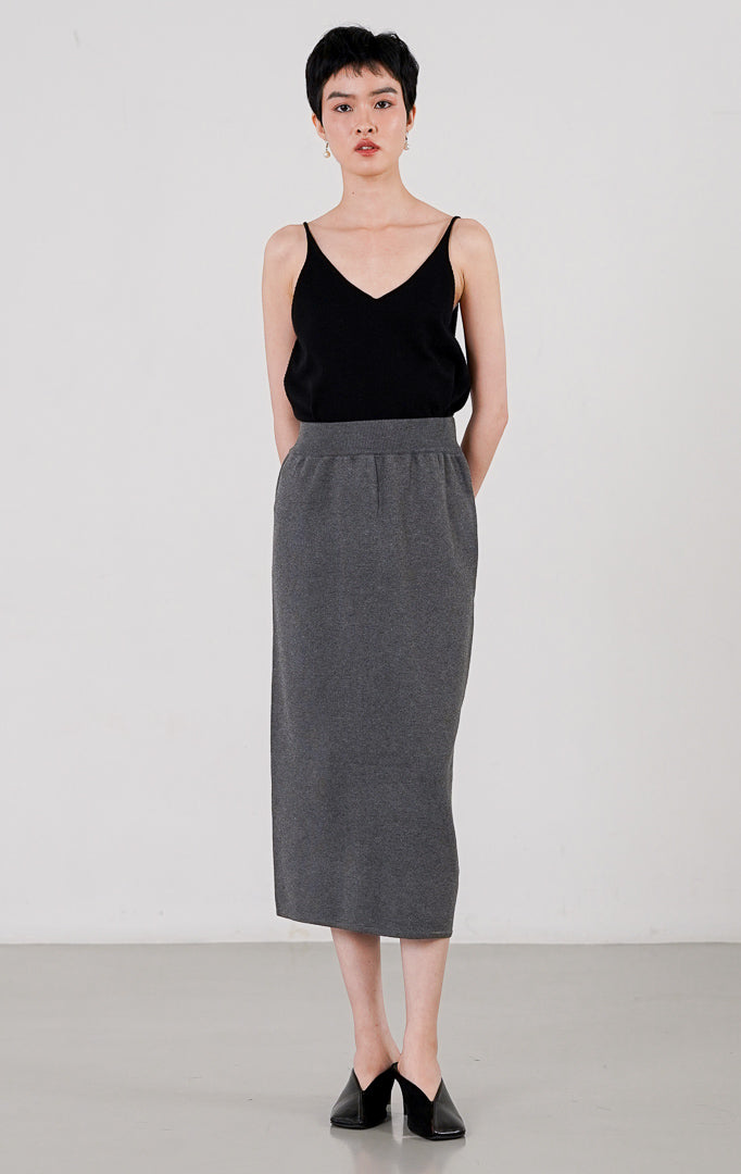 Claudia Skirt Dark Grey