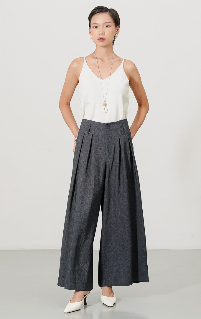 Malia Pants Dark Grey