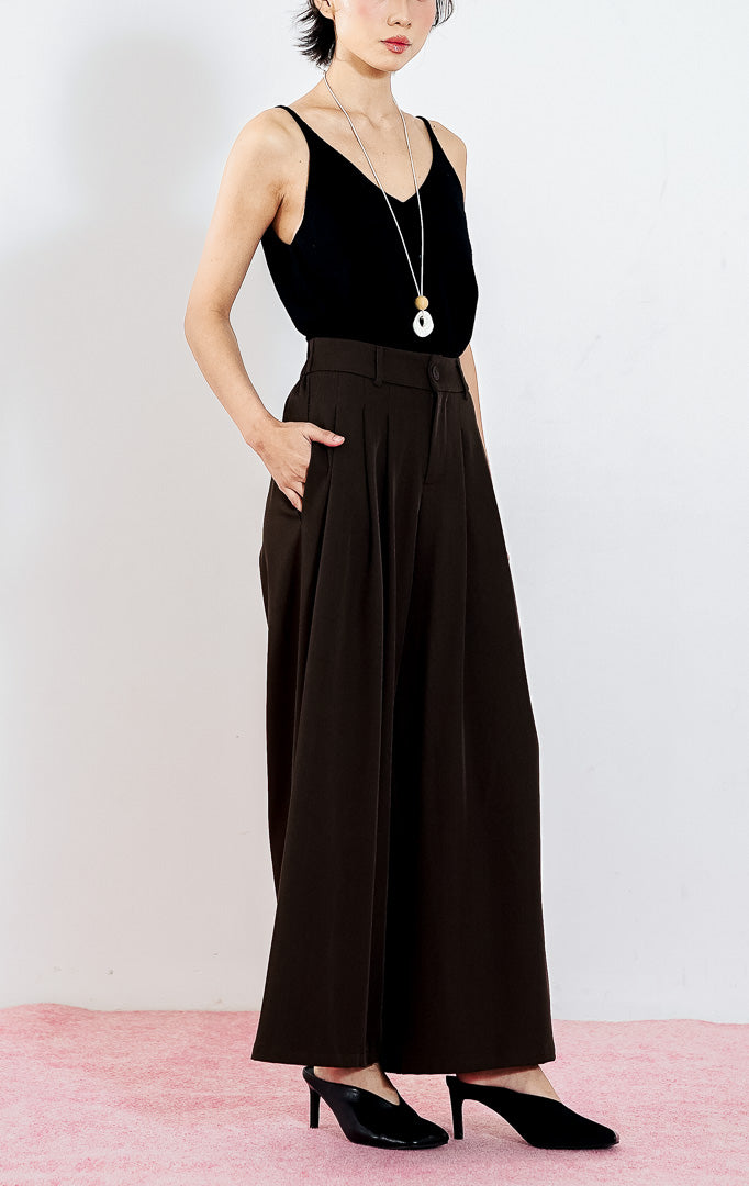 Ally Pants Dark Brown