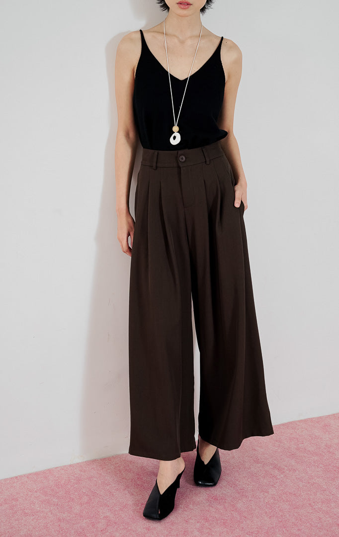 Ally Pants Dark Brown