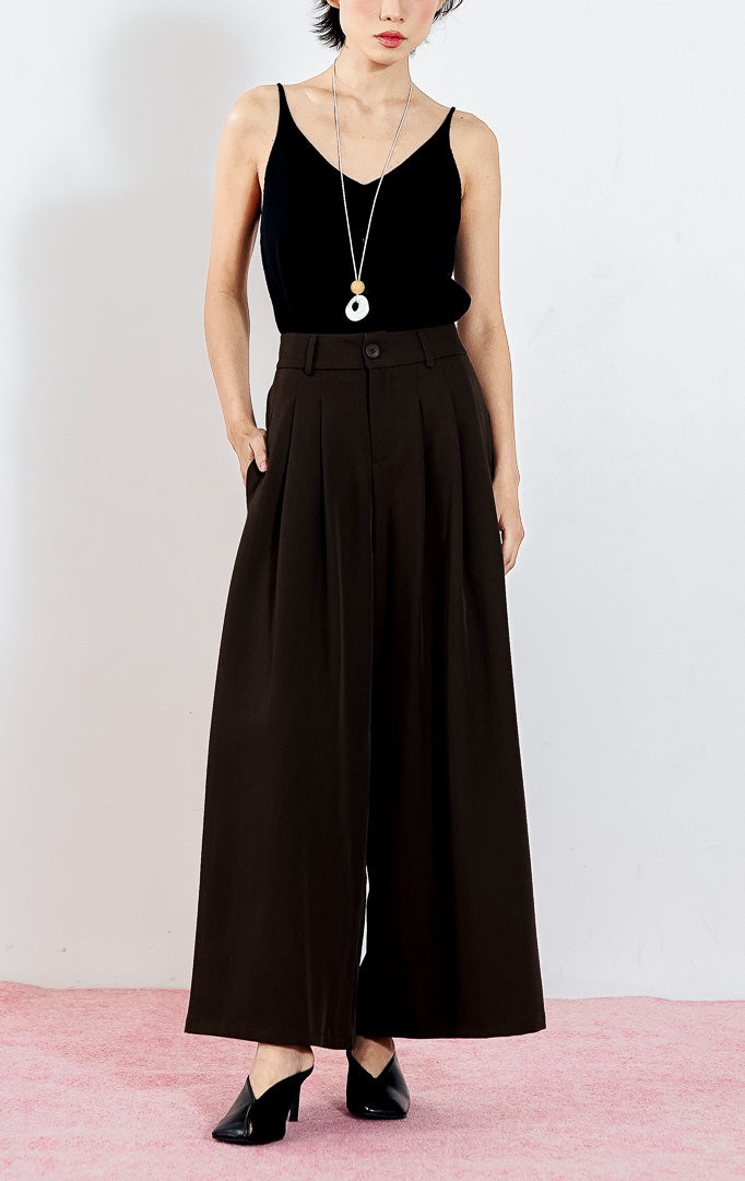 Ally Pants Dark Brown