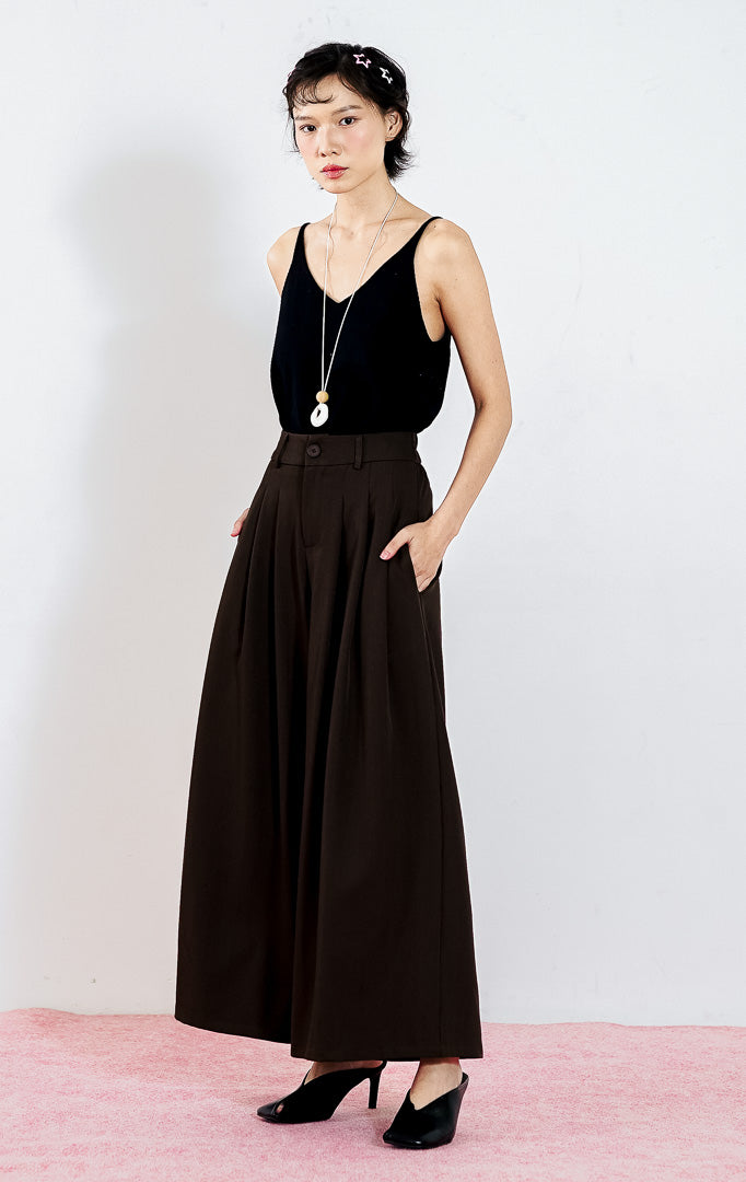 Ally Pants Dark Brown