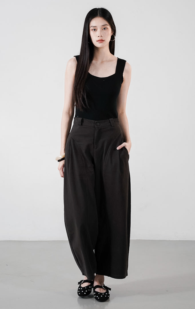 Regina Pants Dark Grey