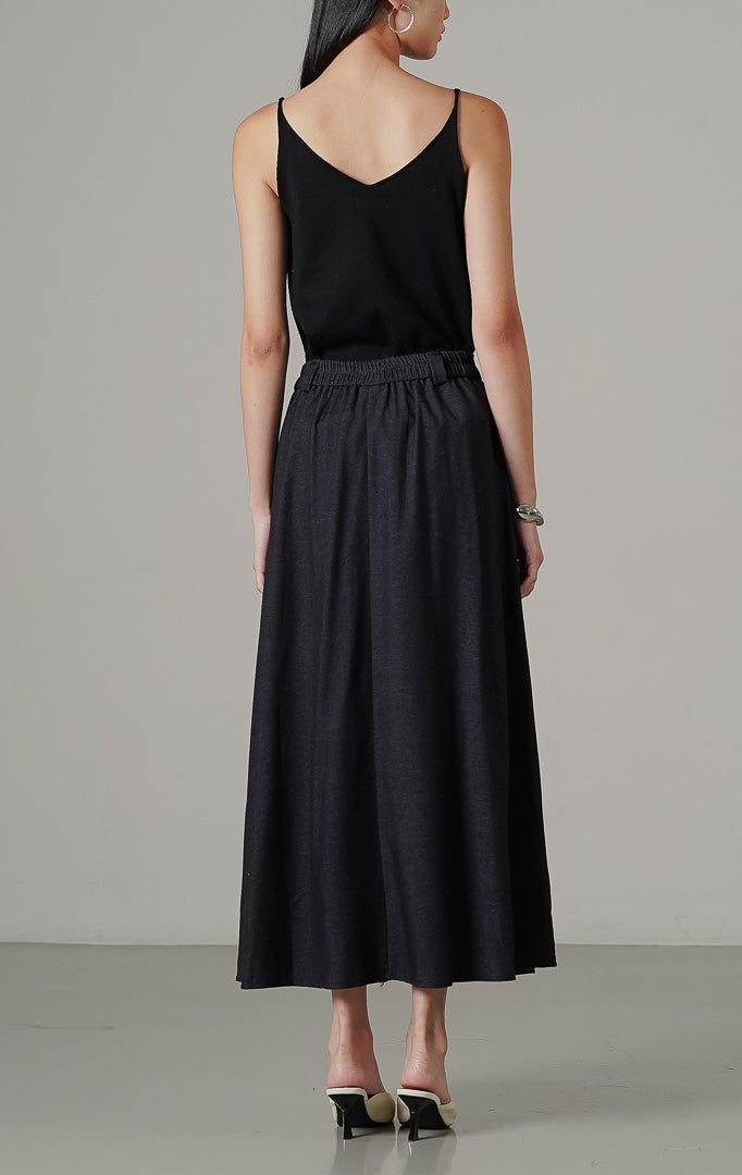 Ashton Skirt Dark Denim