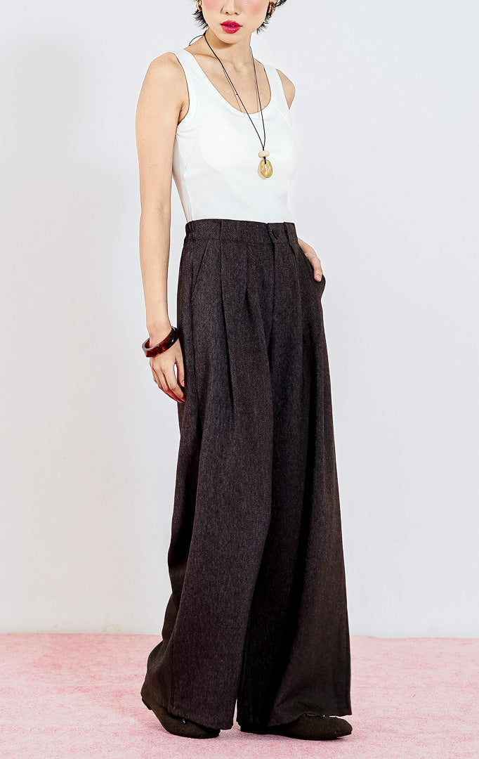 Ramona Pants Dark Brown
