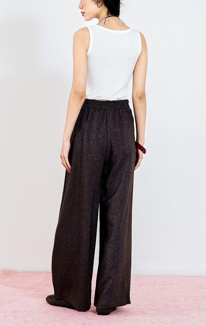 Ramona Pants Dark Brown