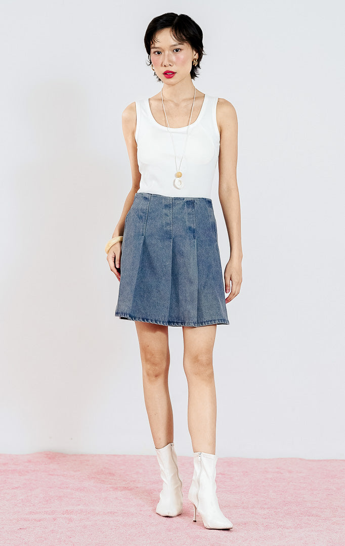 Calypso Skort Light Denim