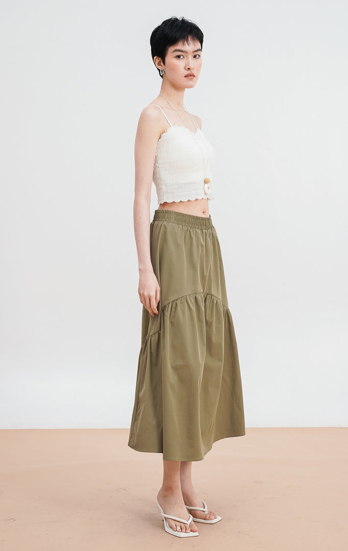 Rosalia Skirt Dark Green