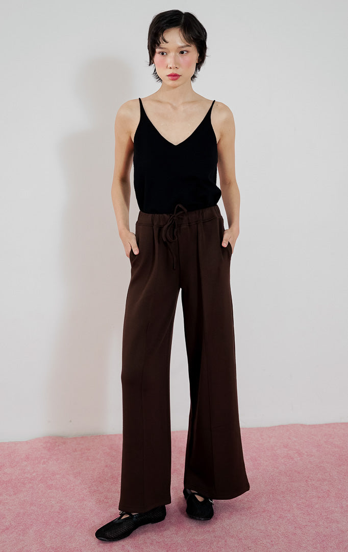 Cora Pants Dark Brown