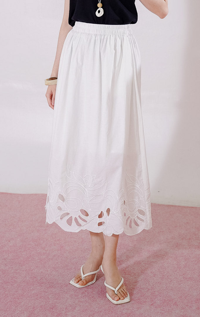 Lilou Skirt White