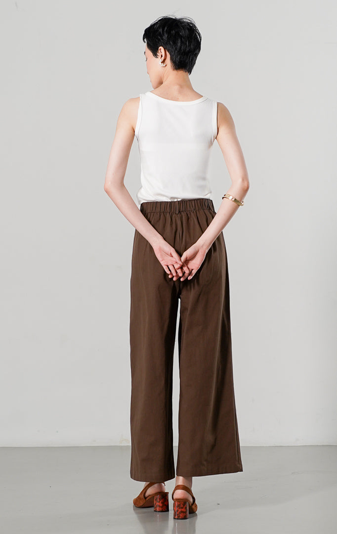 Yuriku Pants Dark Brown