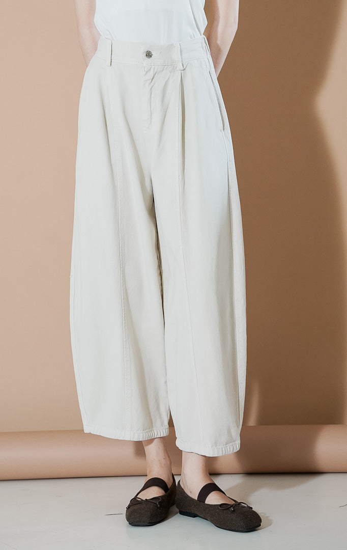Lowyne Barrel Pants Ivory