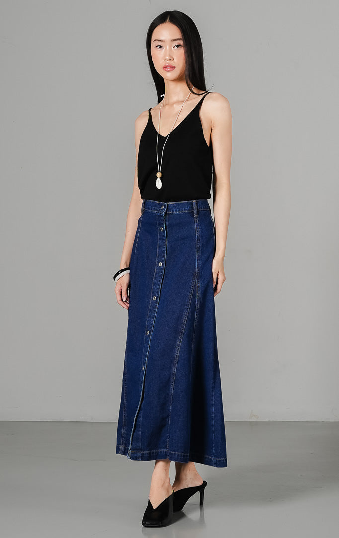 Solde Skirt Dark Denim