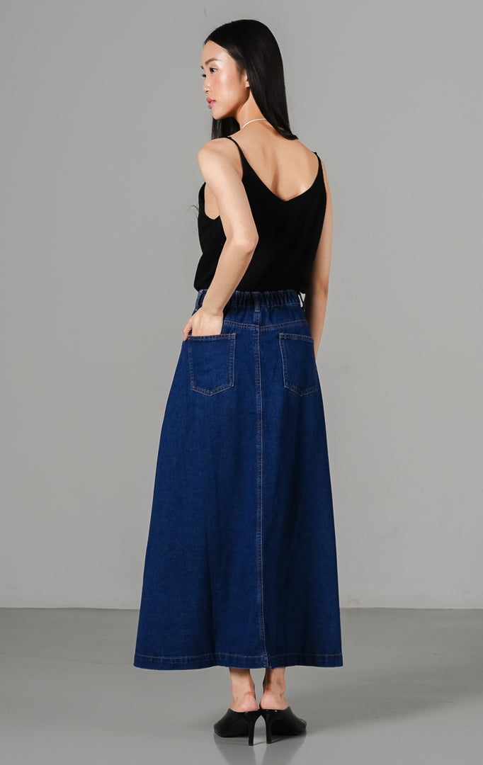 Solde Skirt Dark Denim