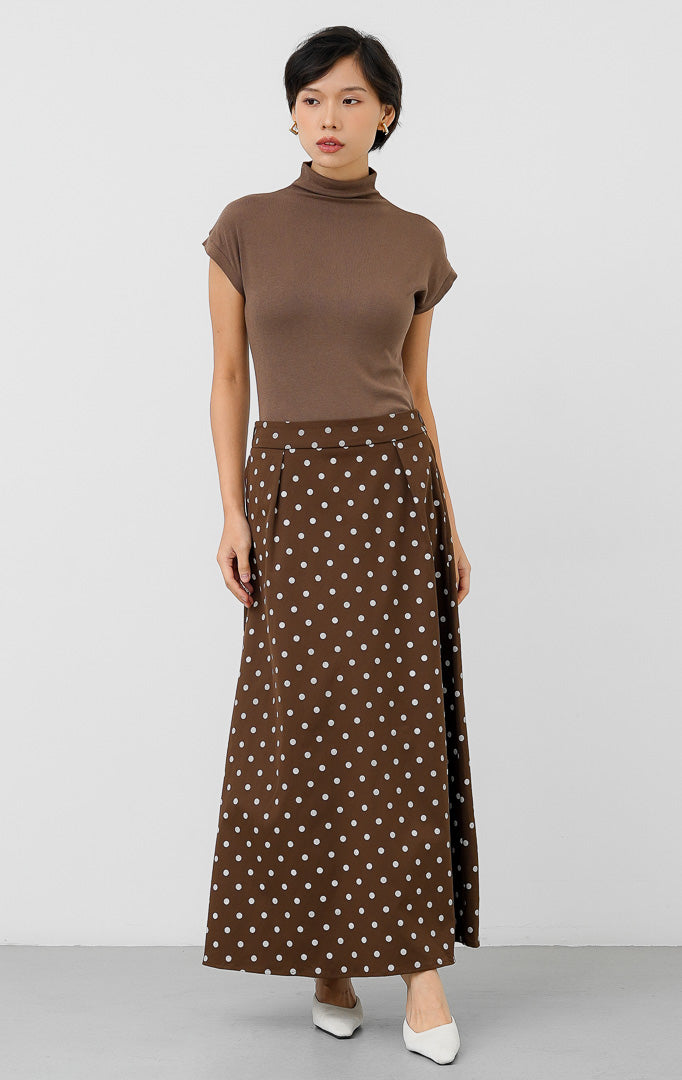 Willona Skirt Dark Brown