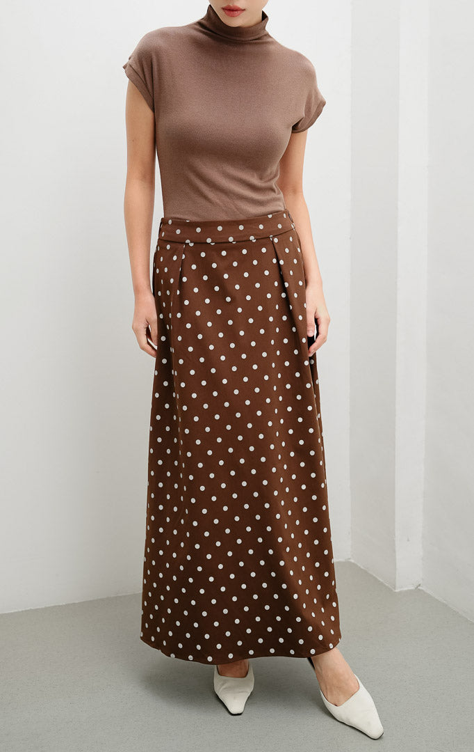 Willona Skirt Dark Brown