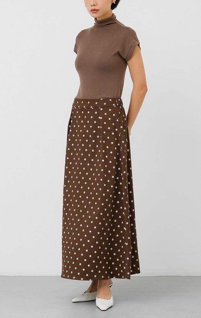 Willona Skirt Dark Brown