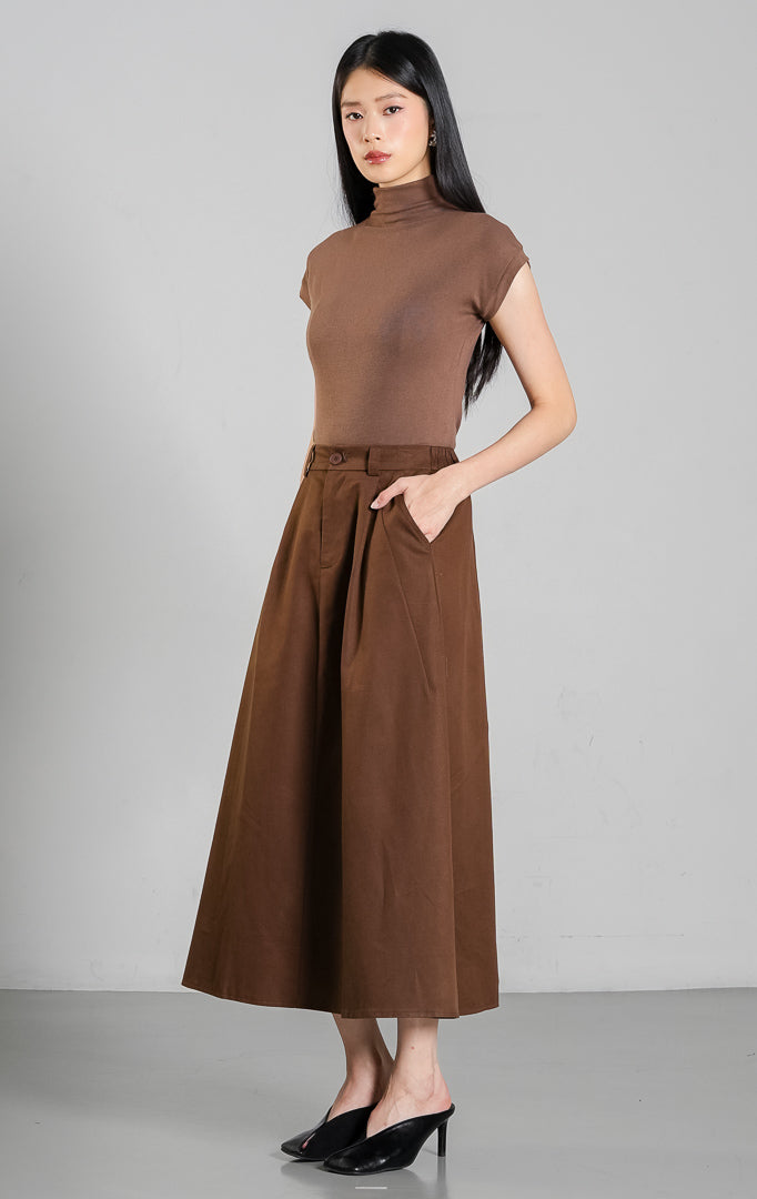 Avella Skirt Dark Brown