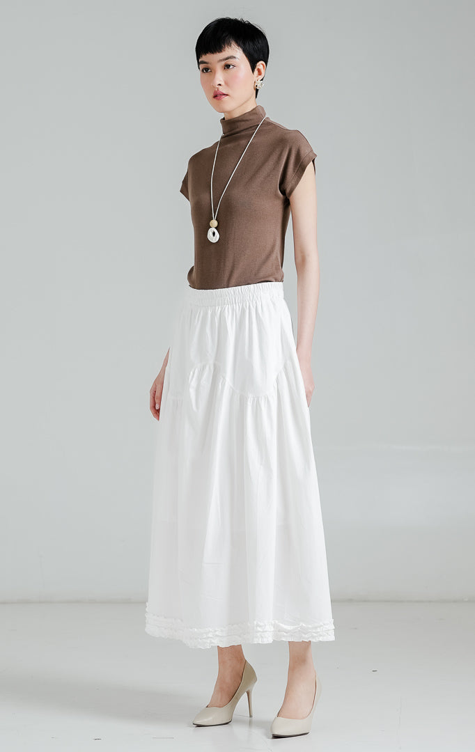 Lacey Skirt White