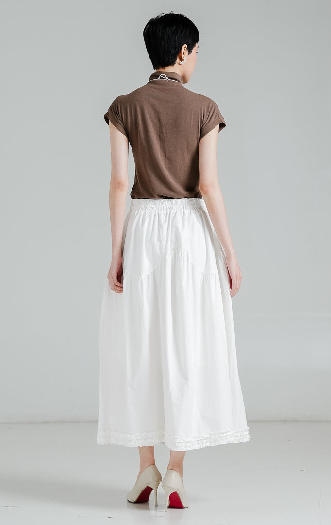 Lacey Skirt White