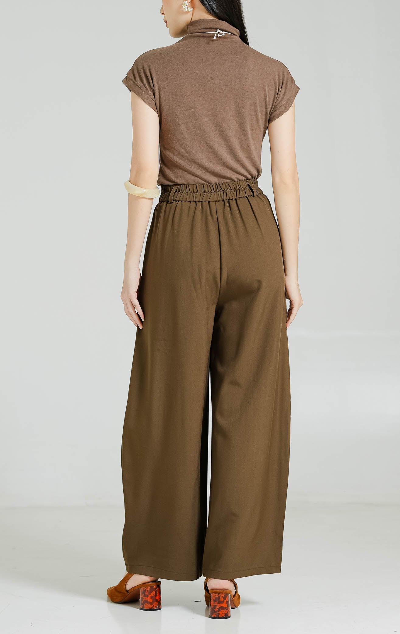 Selenne Pants Dark Brown
