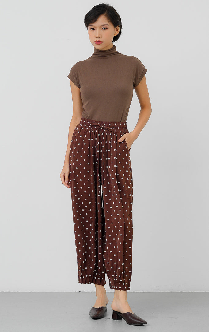 Dotsie Pants Dark Brown