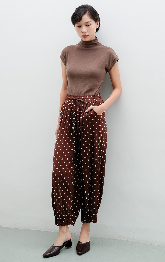 Dotsie Pants Dark Brown