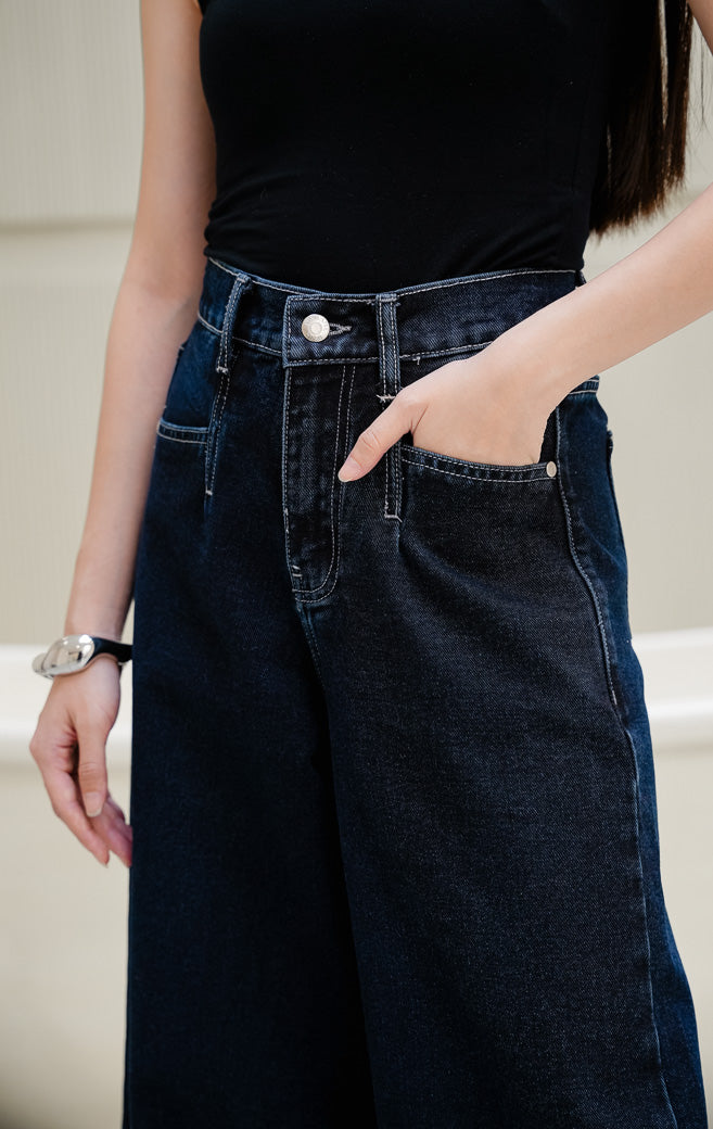 Tacenda Pants Dark Denim
