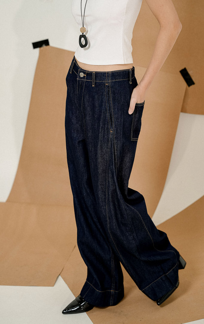 Vireya Pants Dark Denim