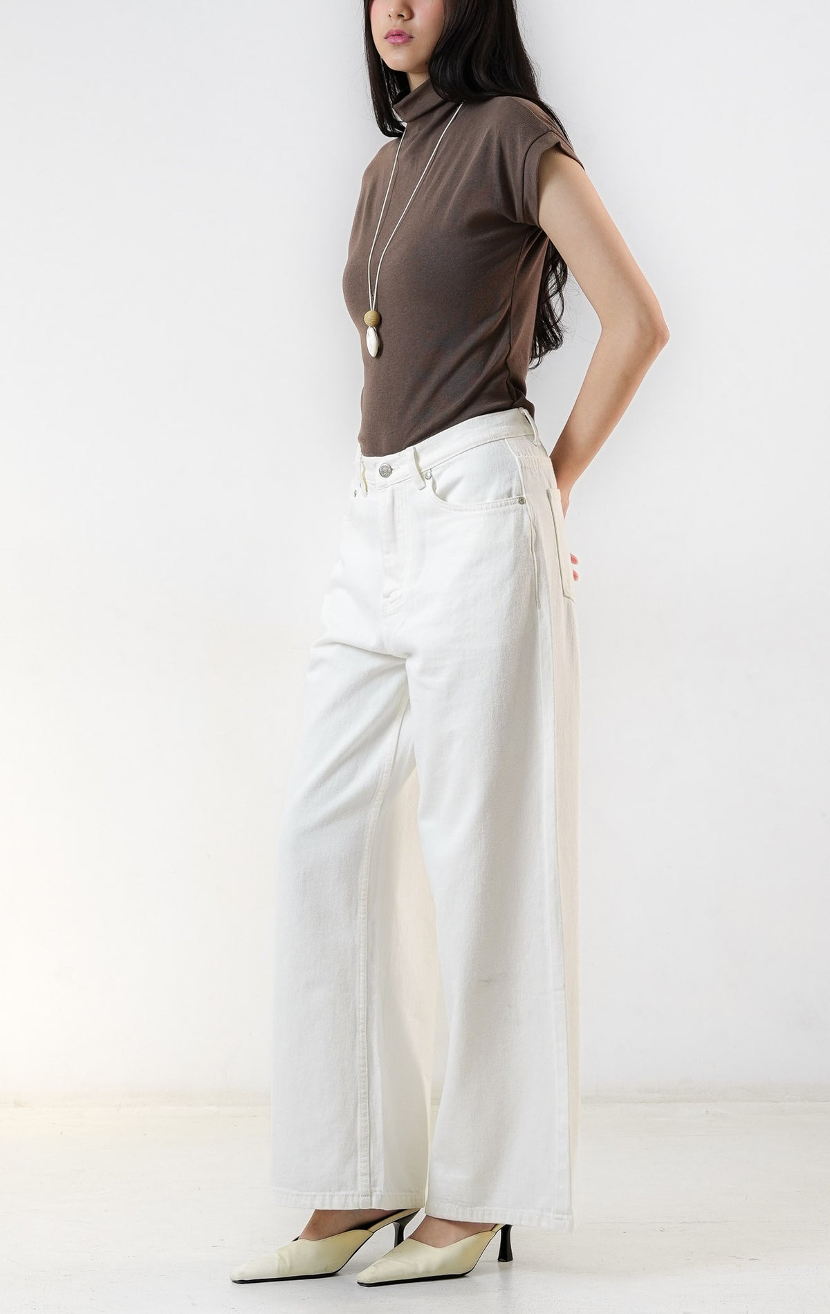 Ensley Pants White