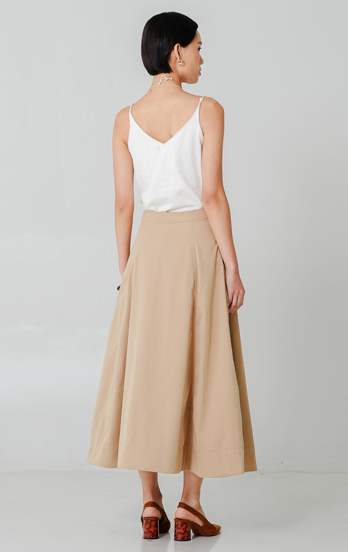 Gracelyn Skirt Light Brown
