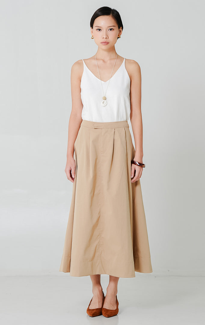Gracelyn Skirt Light Brown