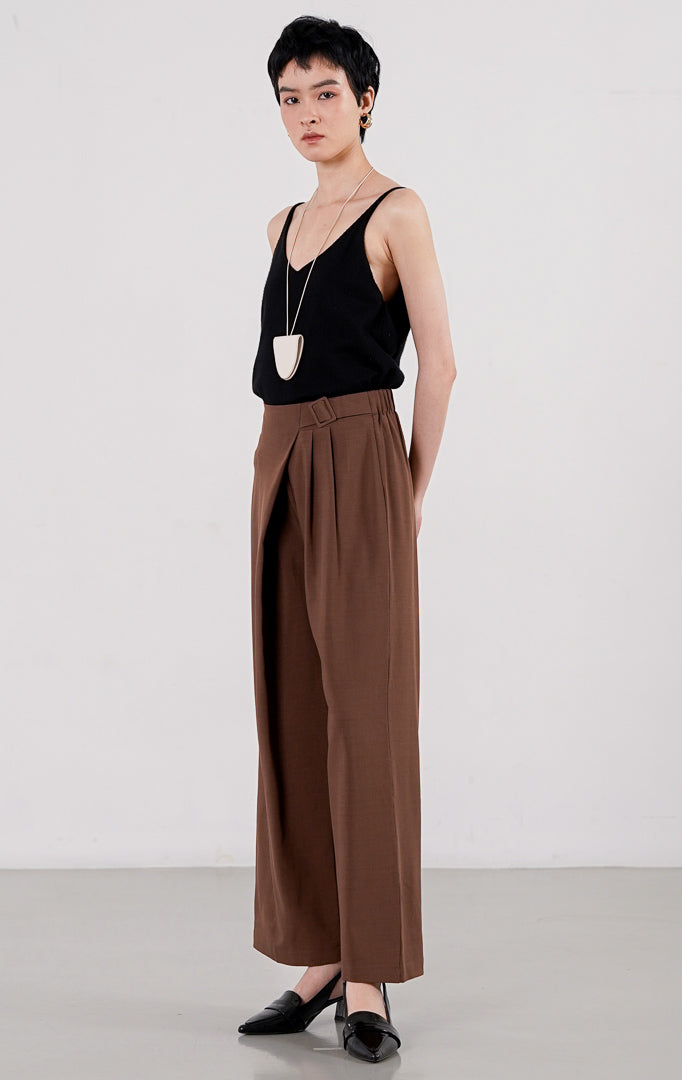 Ellen Pants Dark Brown