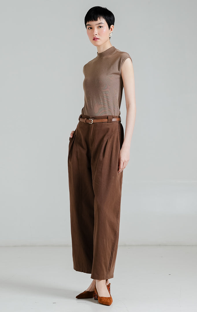 Regina Pants Dark Brown