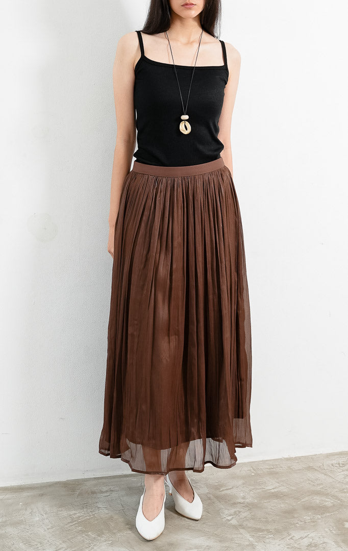 Sinclair Skirt Dark Brown