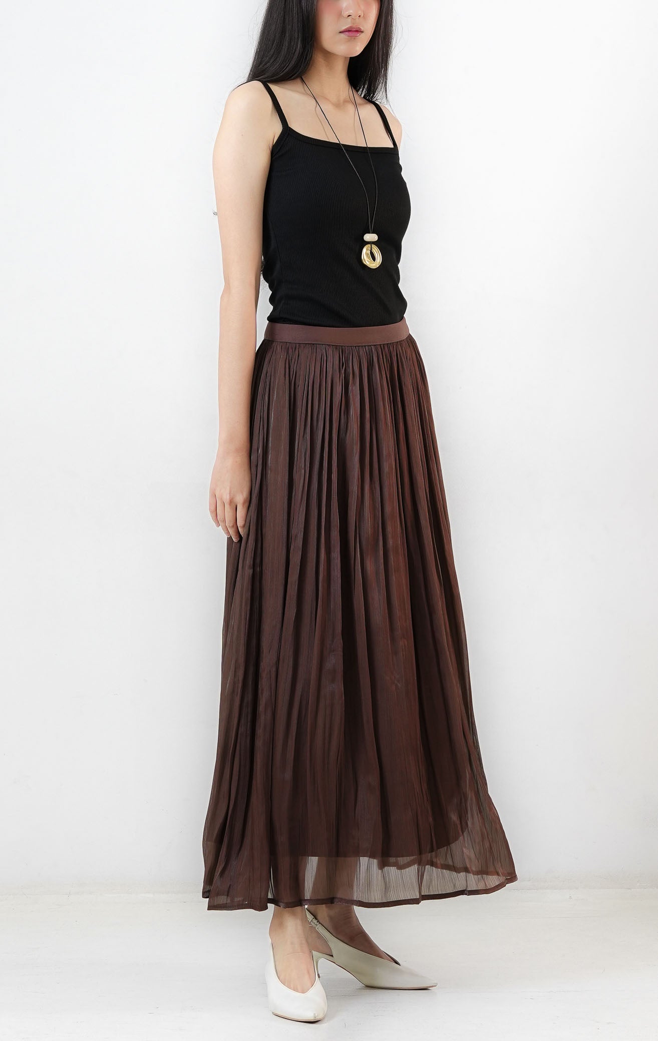 Sinclair Skirt Dark Brown