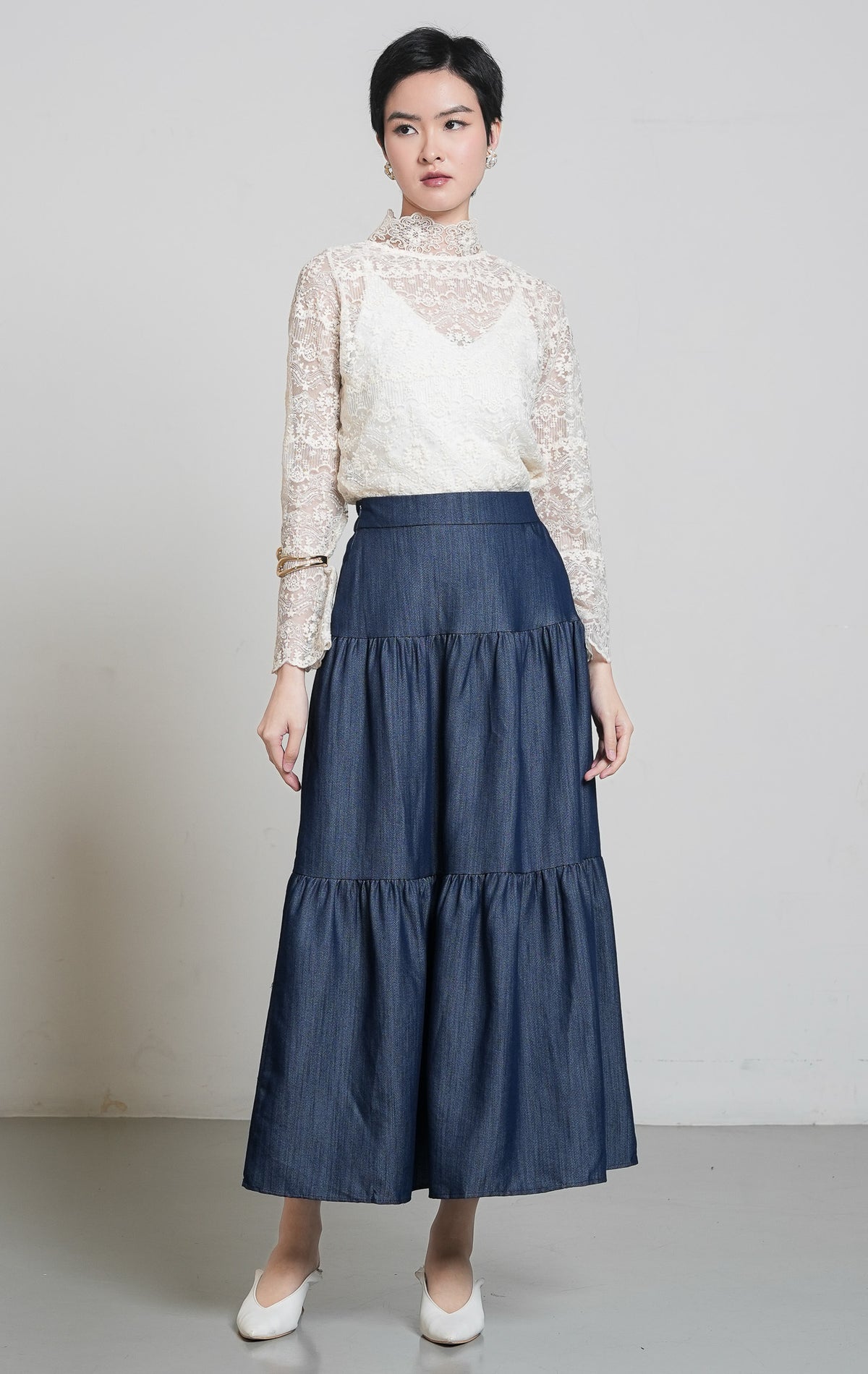 Morita Skirt Dark Denim