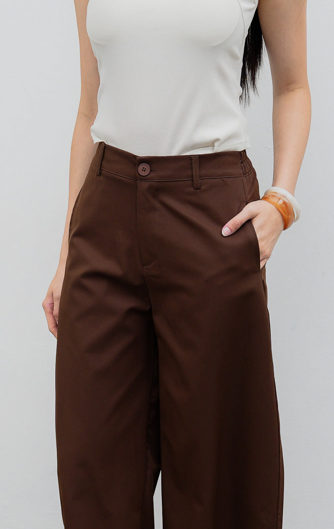 Coletta Pants Dark Brown