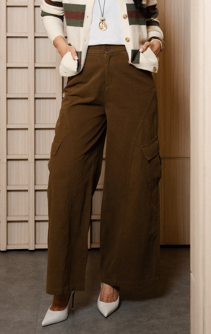 SF Matilda Pants - Dark Brown