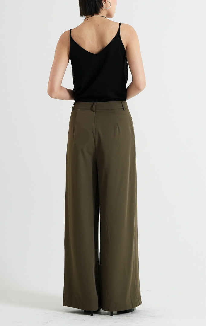 Veylia Pants Dark Brown