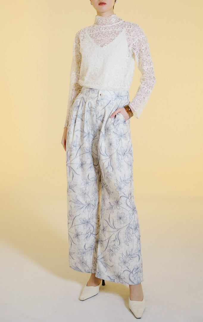 Fresla Pants Light Grey