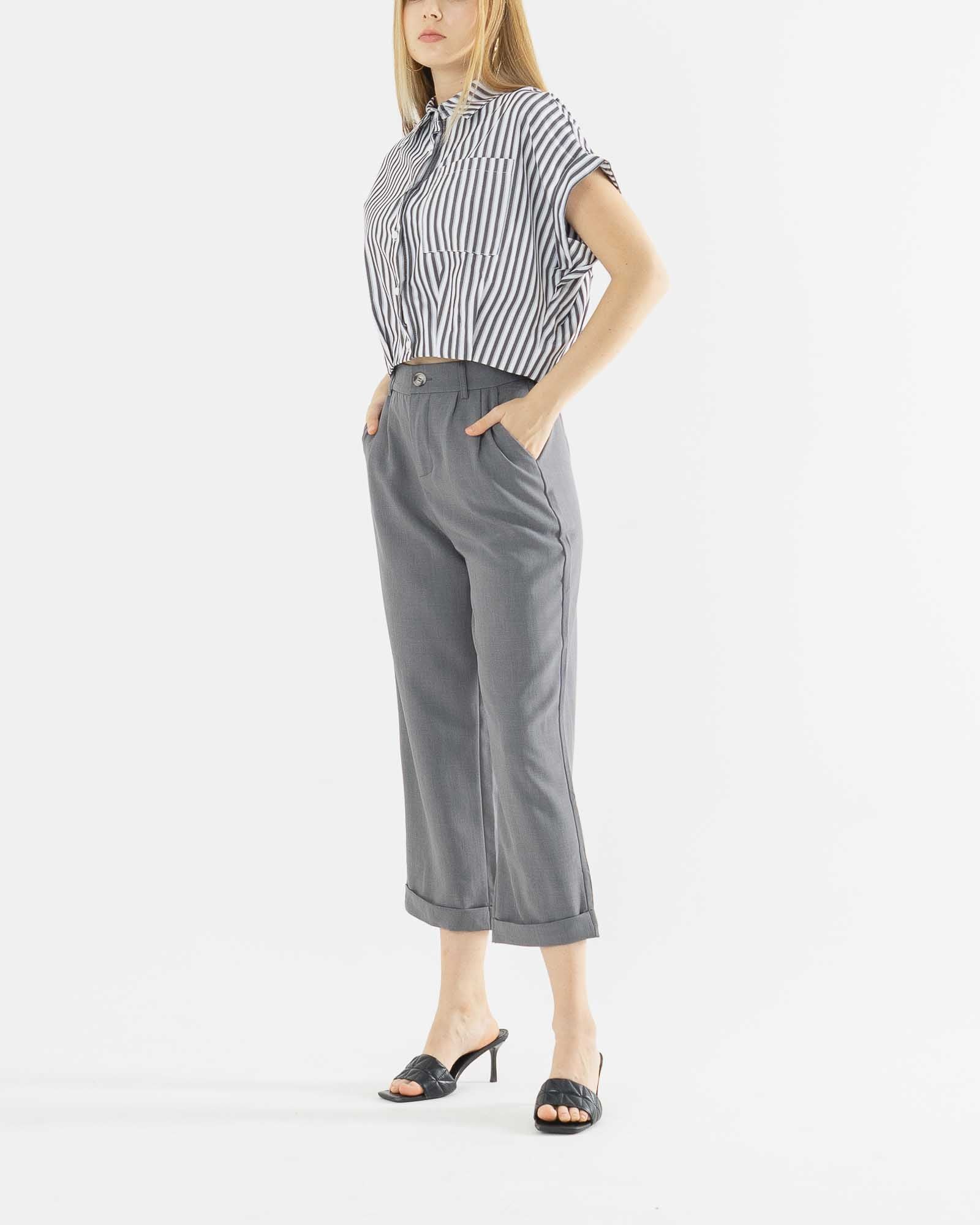 Jayden Culotte Grey Pants Celana Panjang Wanita Kulot – 286206