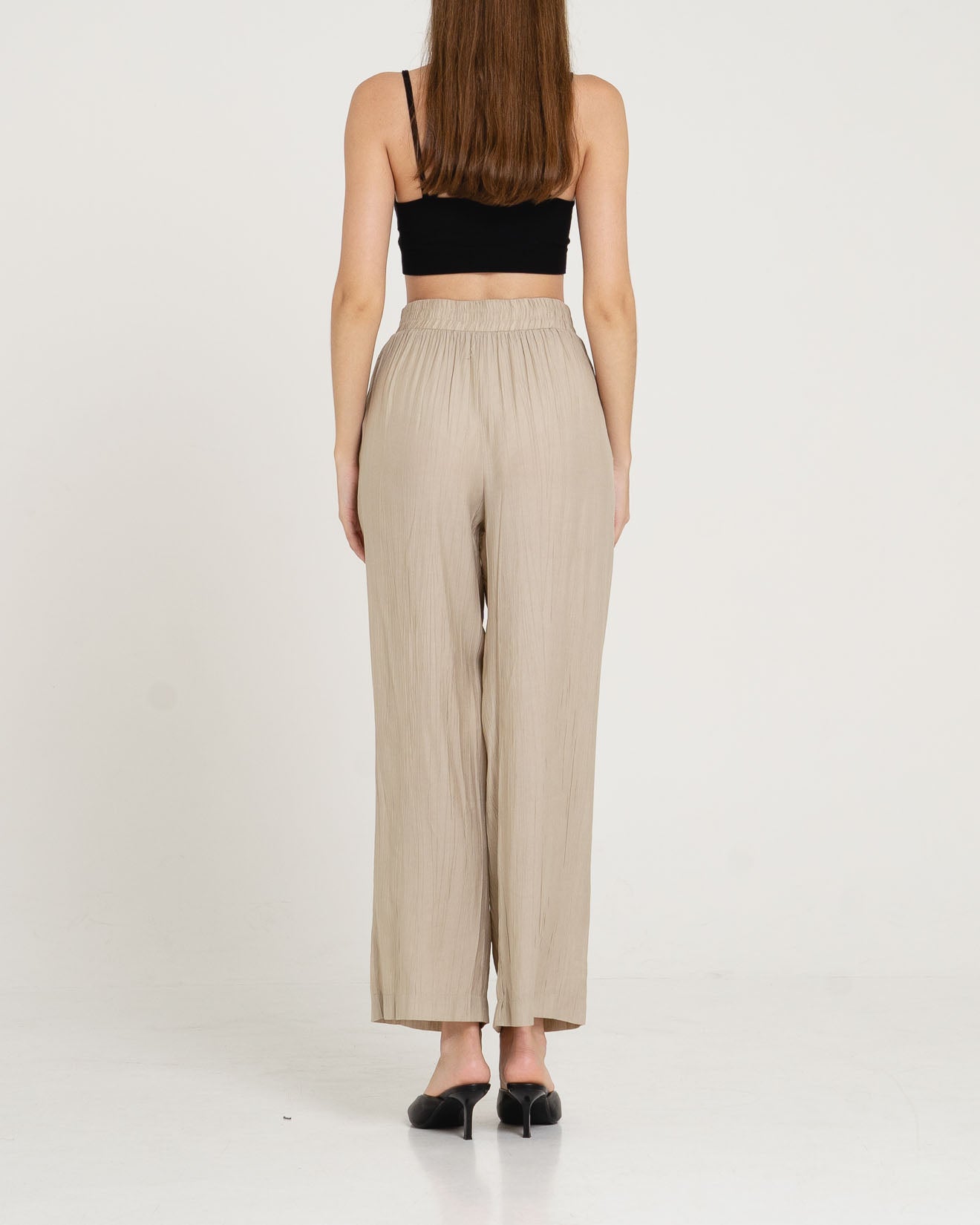 Vidi Pleats Taupe Pants – 286900