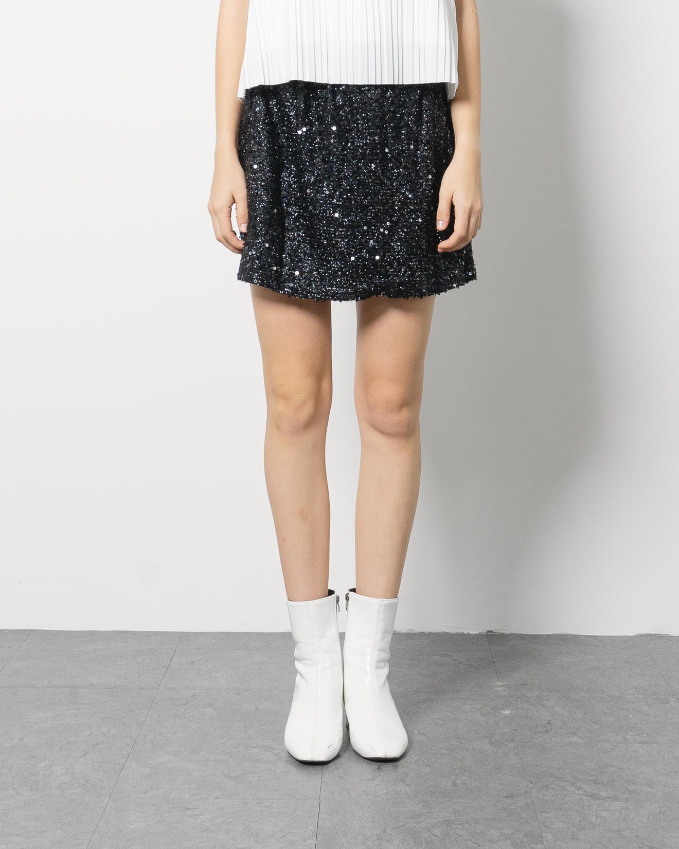 Shanice Black Sequin Skirt – 286949