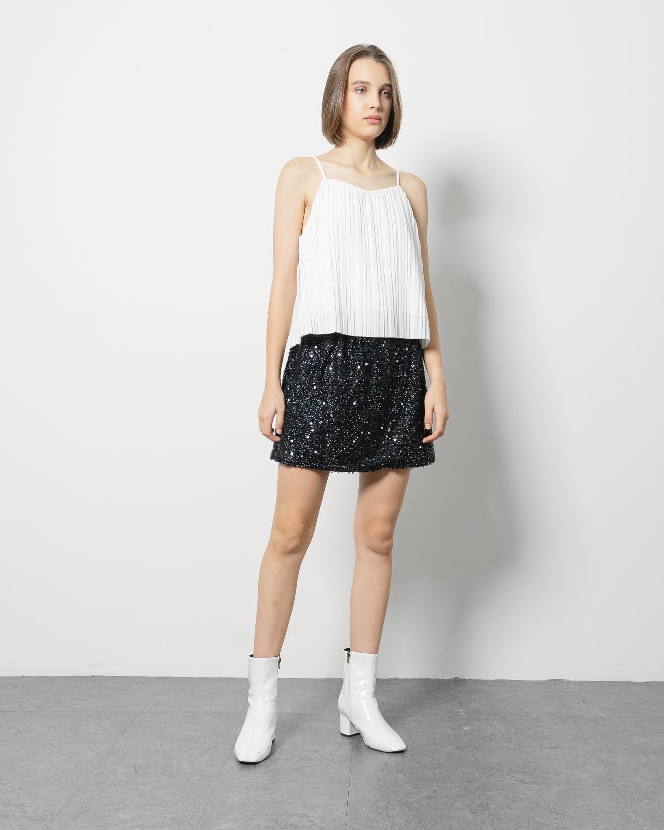 Shanice Black Sequin Skirt – 286949