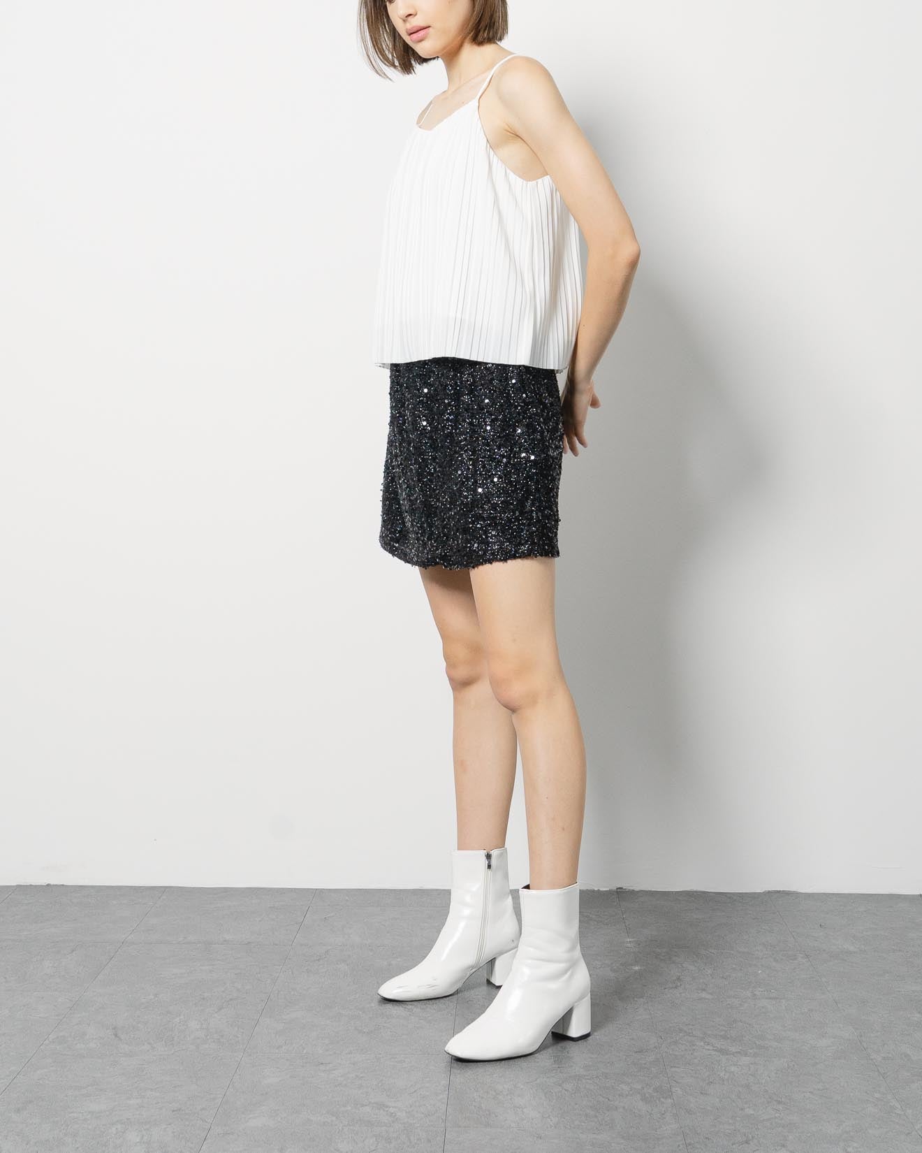 Shanice Black Sequin Skirt – 286949