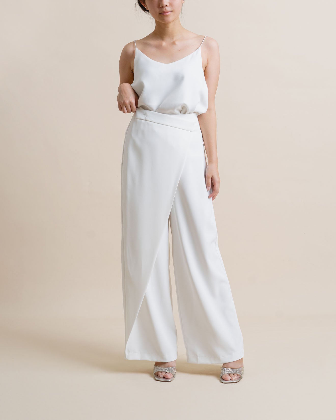 CNY Dandelion Wrap White Pants – 288207